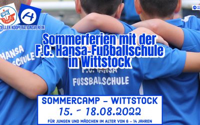 Sommerferien mit der F.C. Hansa-Fußballschule in Wittstock