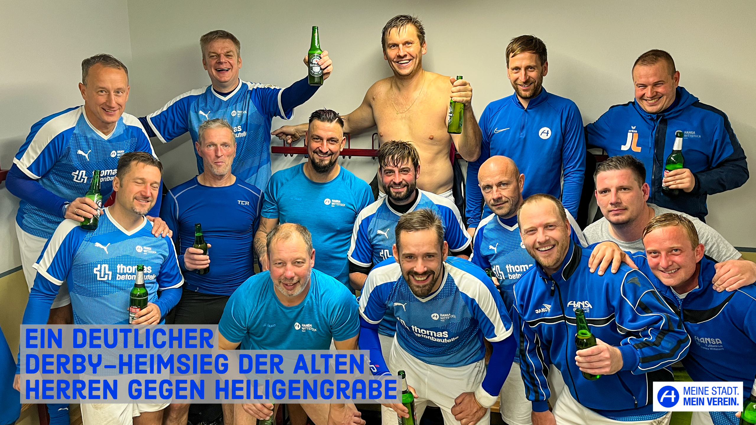 Ein deutlicher Derby-Heimsieg der Alten Herren gegen Heiligengrabe